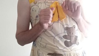 В одной пижамке с мишками источаю элексир в блаженстве
