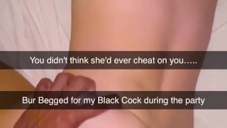 College Party with Good White Slut For First Time BBC