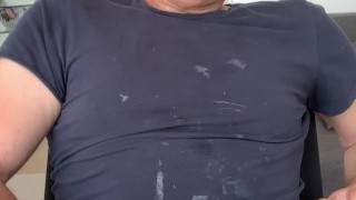 Me jerking off after edging all day. I have a mustache here.