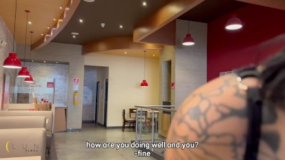 Colombian takes off her panties in a public place and gives them to a stranger - Luna Vitaler