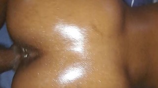 Ebony Petite Teen Throws Ass Back During Backshots