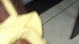Slim Thick Ebony Teen Throws Ass Back While Struggling To Take Dick