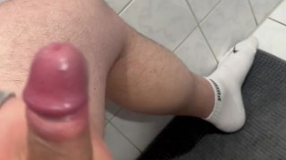 22 year old jerks off his 5 inch dick
