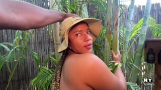 I catch my stepbrother spying on me and invite him to fuck -amateur couple- nysdel