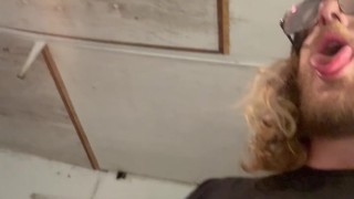 Jacking off in my landlords garage