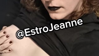 Goth trans se masturbe pour toi