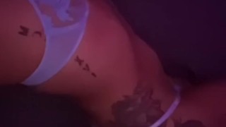 Swedish teen playing with herself in bed