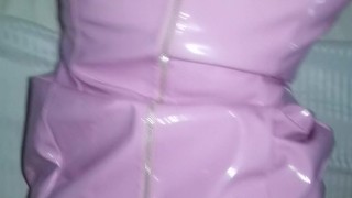 Leather Rosa Mi pareja me deja lista para un trio