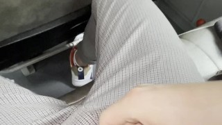 CUM IN THE BUS