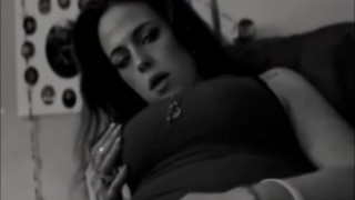 Beautiful girl teasing and then masturbating her pussy (trailer)