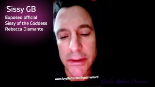 My Official Sissy GB from Orlando, Florida (sissy training exposure femdom findom)