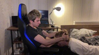 минет горловой и проеб очка твинка часть 2