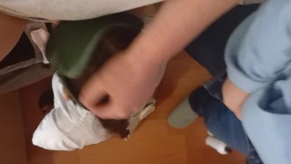 I blindfolded my girlfriend so she wouldn't see that she was licking our neighbor's pussy - IkaSmokS