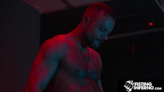 Jockstrapped Latino Blown & Fingered By Sexy Hunk - Sir Peter, Lobo Carreira - FistingInferno