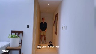 HOT TEEN BABE SEDUCED HER LANDLORD & GOT HER TIGHT PUSSY STRECHED