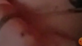 Sexy white girl and Hot Latina Guy Masturbate Over The Phone Together Until They Both Cum