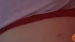 Sexy white girl and Hot Latina Guy Masturbate Over The Phone Together Until They Both Cum