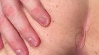 Smelling XL HUNG musky builder dick, hole teasing CREAMPIE