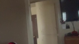 Baby sucking Dick like she loves the taste