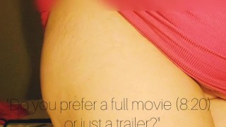 She smacked her belly inflation belly with a shoe spoon and enjoyed its size