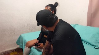 AL FIN CORONÉ Y PUDE COGER CON MI CUÑADA POR QUE SU HERMANA SALIÓ DE CASA