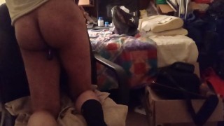MY MOM IS IN THE OTHER ROOM SERIES SEASON 2-BOOTY TOY IN BLACK ASS ON A CHAIR EP. 1