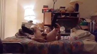 MY MOM IS IN THE OTHER ROOM SERIES SEASON 2-ON MY BACK AND USING 2 BOOTY TOYS EP. 3