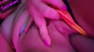 girl touching herself rich