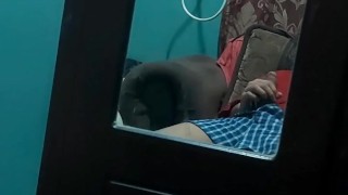 Finishing in front of the mirror