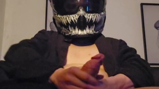Jerking off with my helmet