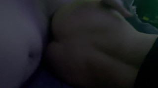 Taking his big dick whilst his parents are next door