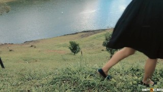 MY FATHER-IN-LAW'S EMPLOYEE FUCKS MY FIANCÉE IN THE ASS ON THE RANCH