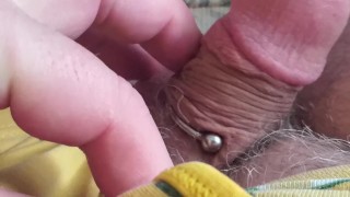 Beautiful Frenum Cock "tongue in peehole please"