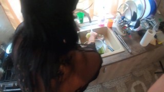 Adventures of MilfyCalla - MIX of cooking while i make sex