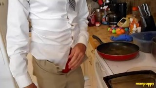 Richard Lennox Flaunts His Cock And Balls While Jacking Off