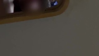 Kandi sucks off Kane and try’s to deepthroat in the mirror