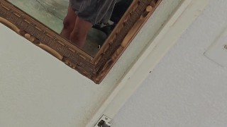 Leaving the bathroom