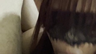 I started sucking my husband's dick and then I got too wet and beg for cock (PART 1)