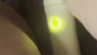 Using my new toy plus my vibrator