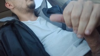 Extremely risky jack off in public💦