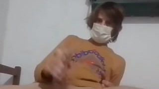 Quick Jerk Off While Dad's Away