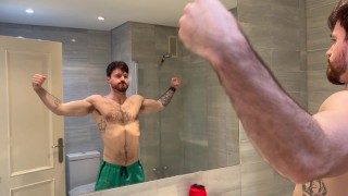 6 pack to bloated belly food stuffing
