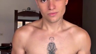 Obedient Twink Worships Bisexual Daddy’s Cock