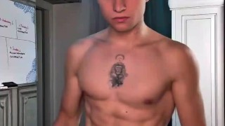 Balkan Submissive Twink Milks Daddy Like a Pro