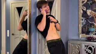 Balkan Twink Worships Big Bisex Cock Until He Chokes