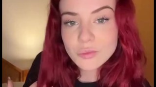 Innocent accidentally leaks virgin pussy on Instagram Live