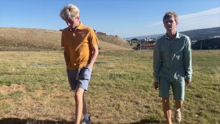 Gay gangbang - 5 guys went camping and had a gangbang beforehand