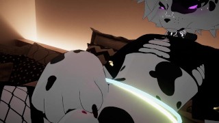 Cute Puppy Furry Milks Himself For You Again :3 (VRChat Furry)