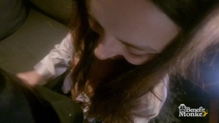 BENEFIT MONKEY: I can't resist Katy Rose in a robe and we have crazy sex