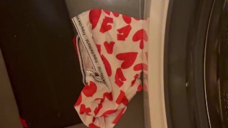 Young 19yo Perv Boy Cums On Fresh Underwear And Puts It Back In The Washing Machine